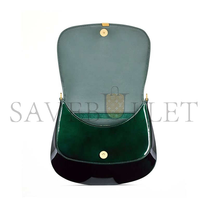 Y*L voltaire top handle in patent leather 800846aaekl3856 (17.5*21*8cm)